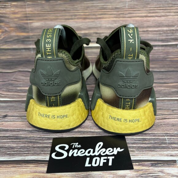 Adidas NMD R1 Princess Leia Star Wars Women's Green Camo Athletic Shoes Size 7 - Picture 4 of 8